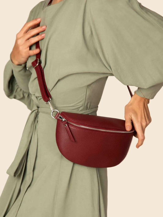 Multi-Way Leather Crossover Large